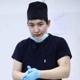 Portrait photo of a doctor, appointment in Astana
