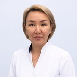 Portrait photo of a doctor, appointment in the city of Almaty