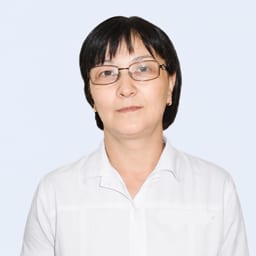 Portrait photo of a doctor, appointment in the city of Astana