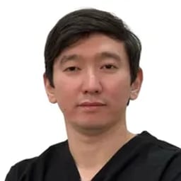 Portrait photo of a doctor, appointment in Astana