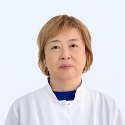 Portrait photo of a doctor, appointment in the city of Almaty