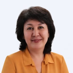 Portrait photo of a doctor, appointment in the city of Astana