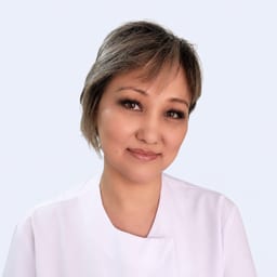 Portrait photo of a doctor, appointment in the city of Almaty