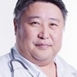 Portrait photo of a doctor, appointment in the city of Astana