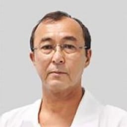 Portrait photo of a doctor, appointment in the city of Astana