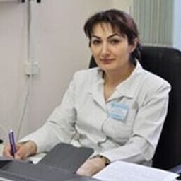 Portrait photo of a doctor, appointment in Astana