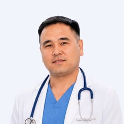 Portrait photo of a doctor, appointment in Astana