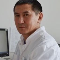 Portrait photo of a doctor, appointment in the city of Astana