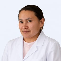 Portrait photograph of a doctor, appointment in the city of Almaty
