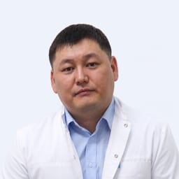 Portrait photo of a doctor, appointment in the city of Astana