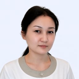 Portrait photo of a doctor, appointment in the city of Astana
