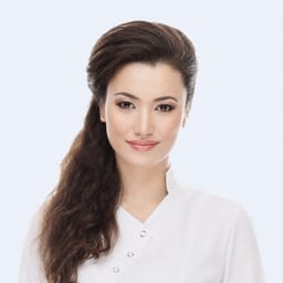 Portrait photo of a doctor, appointment in the city of Almaty
