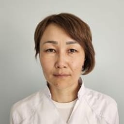 Portrait photo of a doctor, appointment in the city of Astana