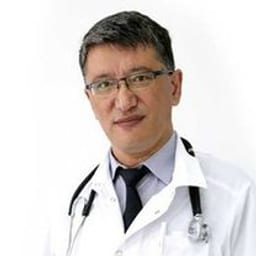 Portrait photo of a doctor, appointment in Astana