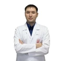 Portrait photo of a doctor, appointment in Almaty