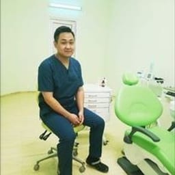Portrait photograph of a doctor, appointment in the city of Astana