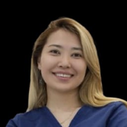 Portrait photo of a doctor, appointment in the city of Astana