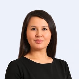 Portrait photo of a doctor, appointment in Almaty