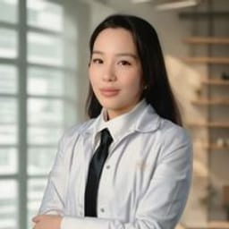 Portrait photo of a doctor, appointment in the city of Astana Portrait photo of a doctor, appointment in the city of Astana