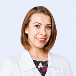 Portrait photo of a doctor, appointment in the city of Almaty