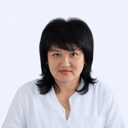 Portrait photo of a doctor, appointment in Astana