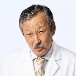 Portrait photo of a doctor, appointment in the city of Almaty