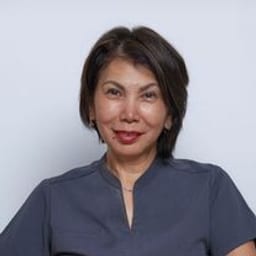 Portrait photo of a doctor, appointment in Astana