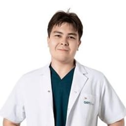 Portrait photo of a doctor, appointment in the city of Astana