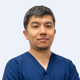 Portrait photo of a doctor, appointment in Almaty