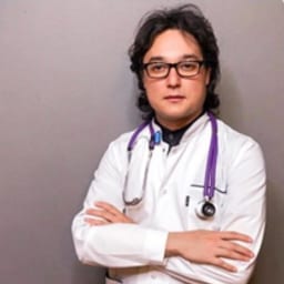 Portrait photo of the doctor, appointment in Almaty
