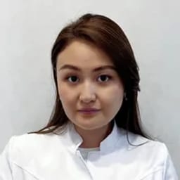 Portrait photo of a doctor, appointment in the city of Astana