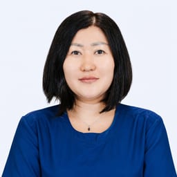 Portrait photo of a doctor, appointment in the city of Almaty
