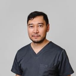 Portrait photo of a doctor, appointment in Astana