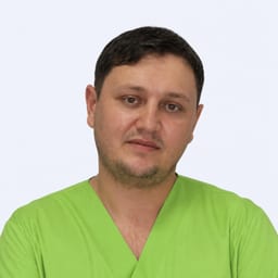 Portrait photo of a doctor, appointment in the city of Astana
