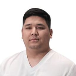 Portrait photo of a doctor, appointment in the city of Almaty
