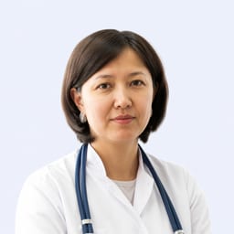 Portrait photo of a doctor, appointment in Almaty