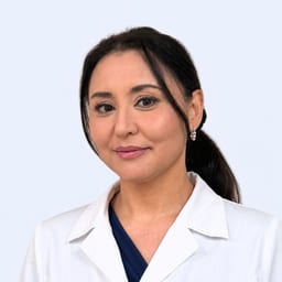 Portrait photo of a doctor, appointment in Almaty