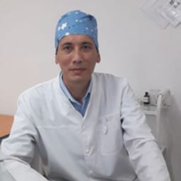 Portrait photo of a doctor, appointment in Almaty