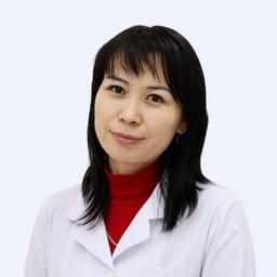 Portrait photo of a doctor, appointment in the city of Astana