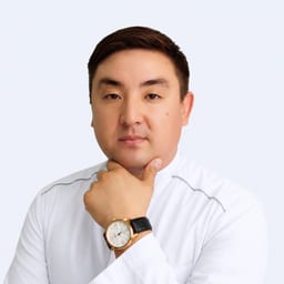 Portrait photo of a doctor, appointment in the city of Astana