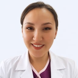 Portrait photo of a doctor, appointment in Astana