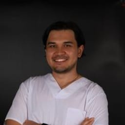 Portrait photograph of a doctor, appointment in the city of Astana