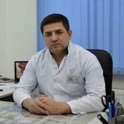 Portrait photo of a doctor, appointment in the city of Almaty