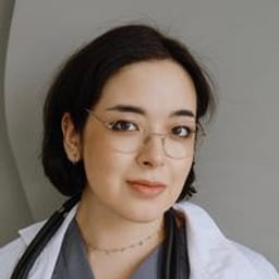 Portrait photo of a doctor, appointment in Astana