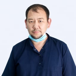 Portrait photo of a doctor, appointment in Almaty