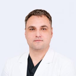 Portrait photo of a doctor, appointment in the city of Astana