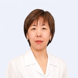 Portrait photo of a doctor, appointment in Astana