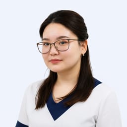 Portrait photo of a doctor, appointment in the city of Astana