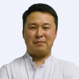 Portrait photo of a doctor, appointment in the city of Astana