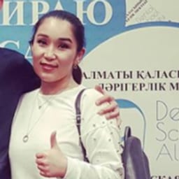 Portrait photograph of a doctor, appointment in the city of Almaty